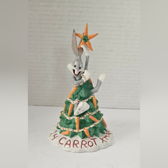 Goebel 24 Carrot Christmas Bugs Bunny‎   Figurine - Picture 1 of 5